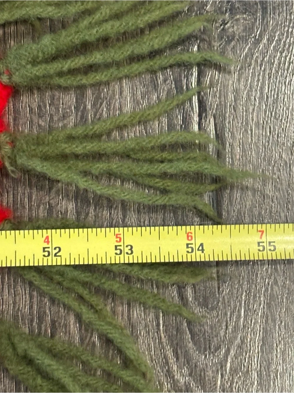 Granny Square Handmade Red, White & Green Holiday Mistletoe? Crochet Throw